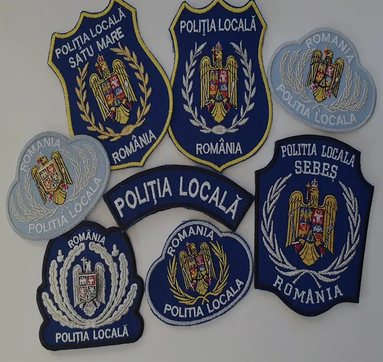 Embroidered Local Police emblems